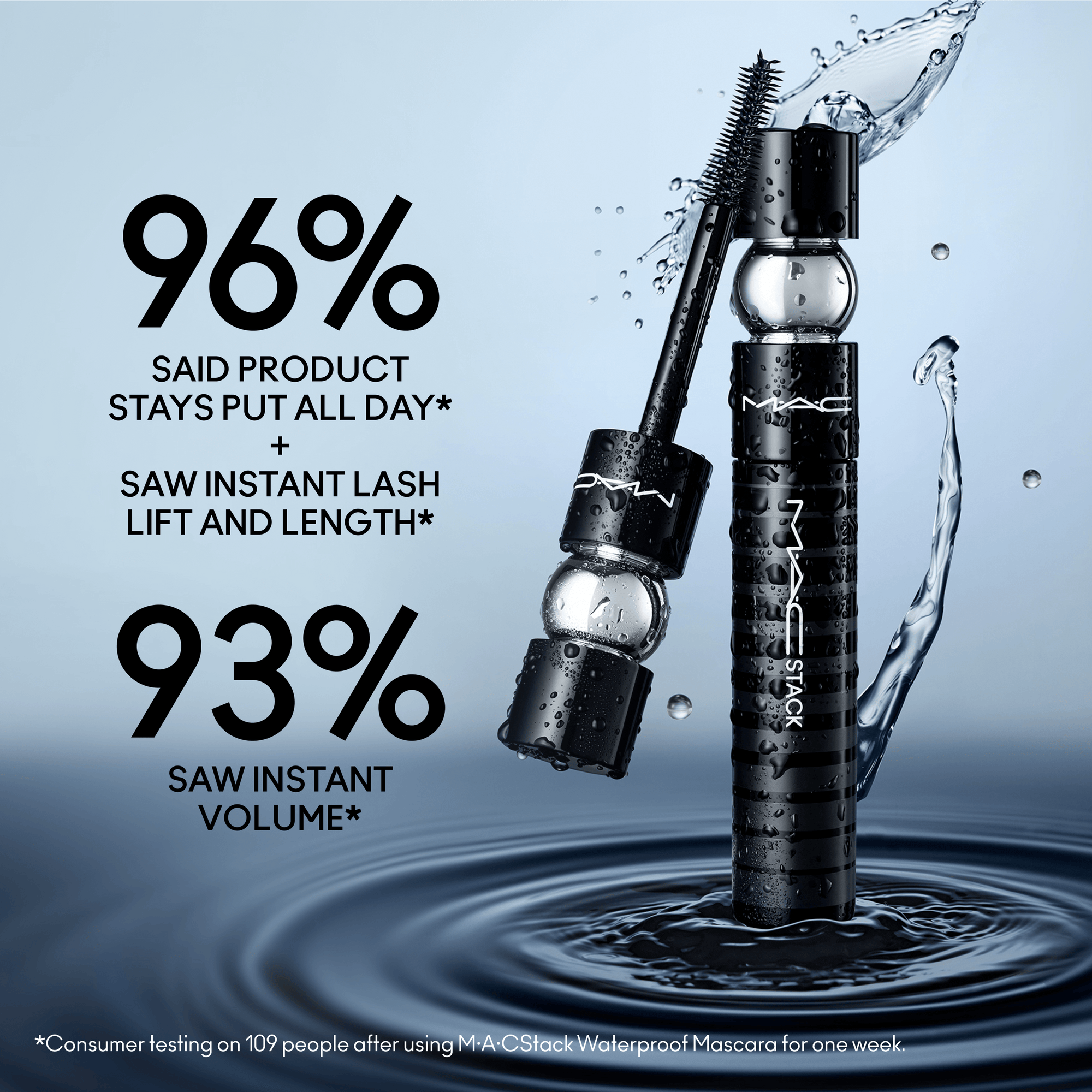 M·A·CStack Waterproof Mascara, 12.0 ml, Black Stack, Alt