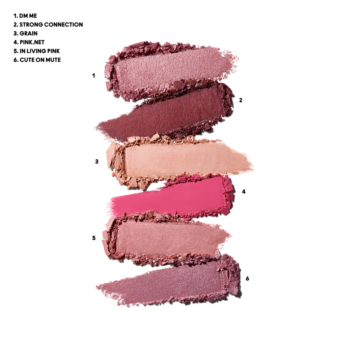 Connect In Colour Eye Shadow Palette: Rose Lens, 6.25 g, Multi, Smoosh