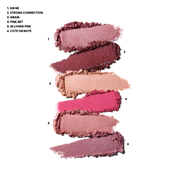 Connect In Colour Eye Shadow Palette: Rose Lens, 6.25 g, Multi, Smoosh