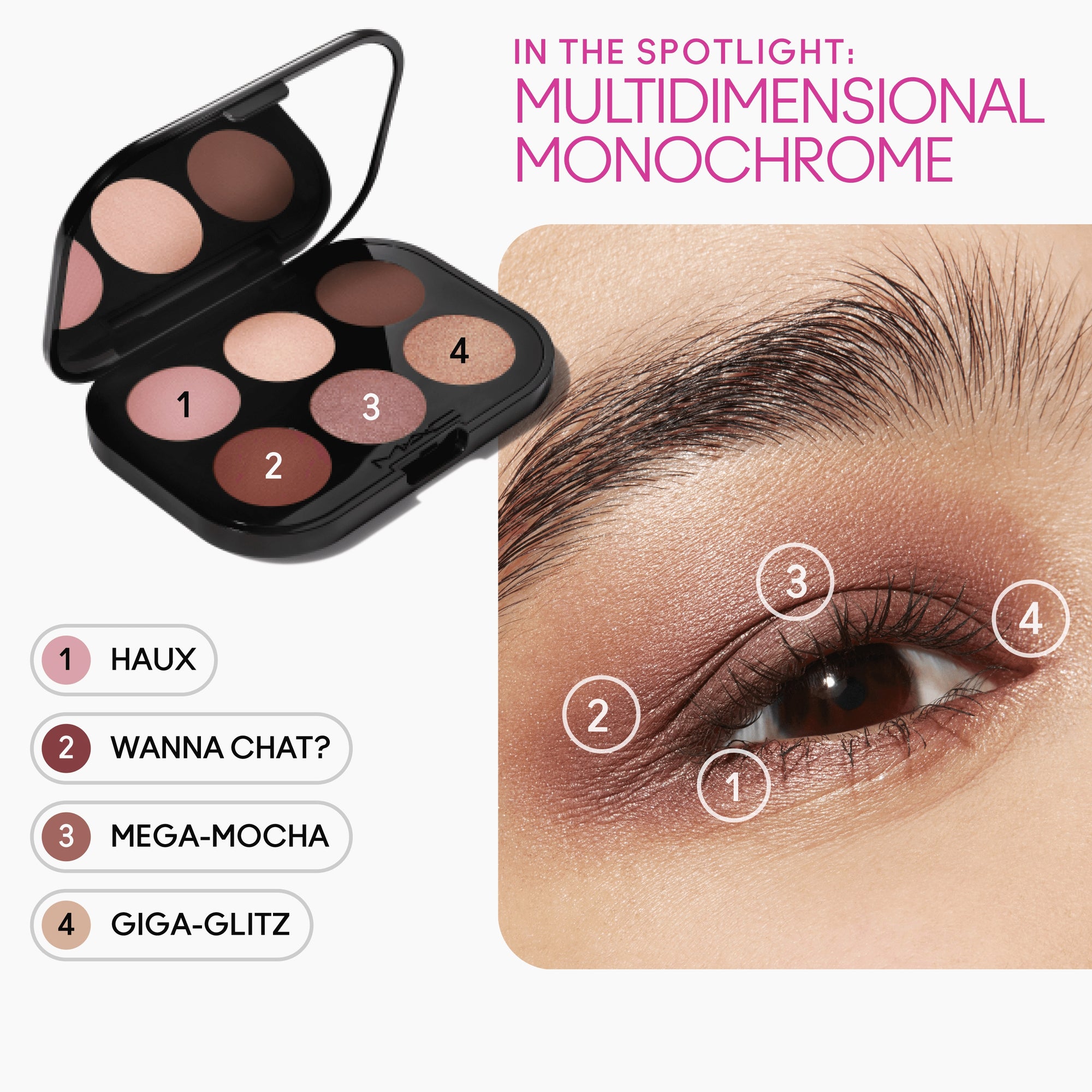 Connect In Colour Eye Shadow Palette: Embedded in Burgundy, 6.25 g, Multi, Alt