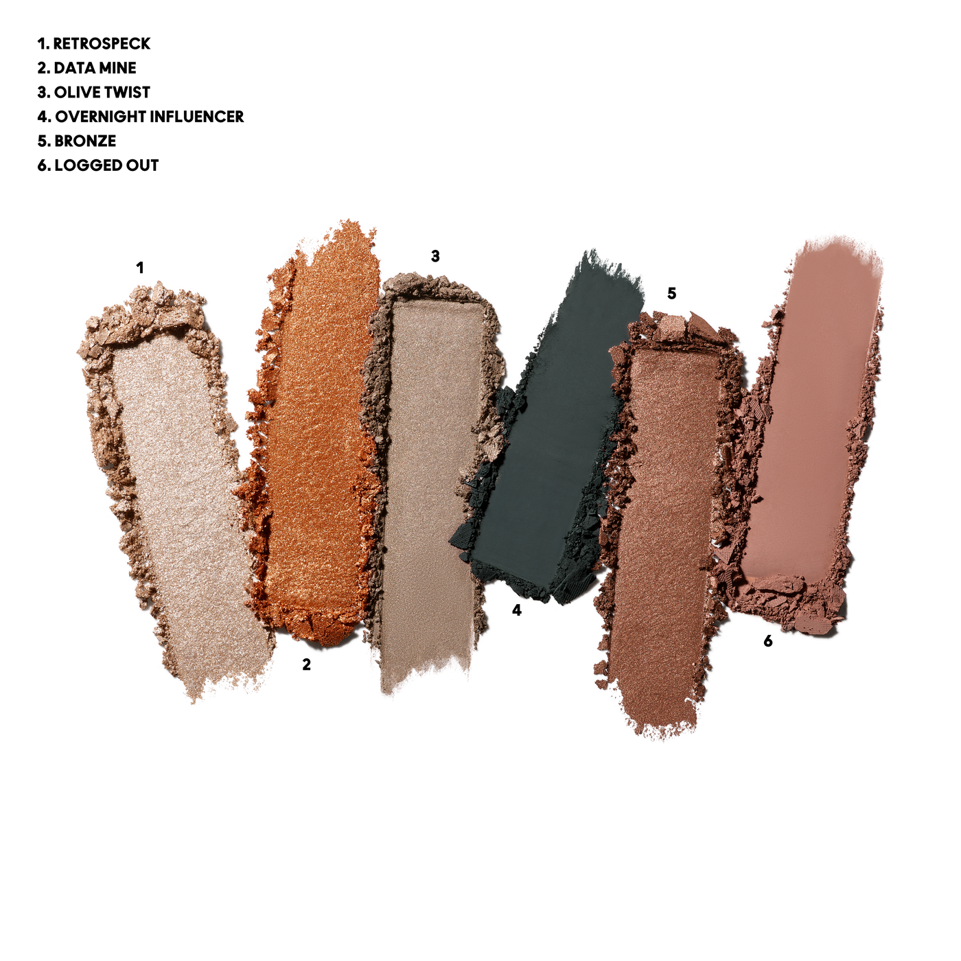 Connect In Colour Eye Shadow Palette: Bronze Influence, 6.25 g, Multi, Smoosh