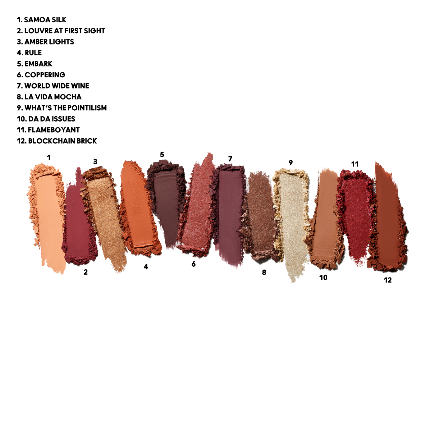 Connect In Colour Eye Shadow Palette: Future Flame, 12.2 g, Multi, Smoosh