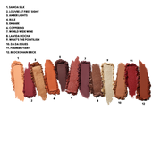Connect In Colour Eye Shadow Palette: Future Flame, 12.2 g, Multi, Smoosh