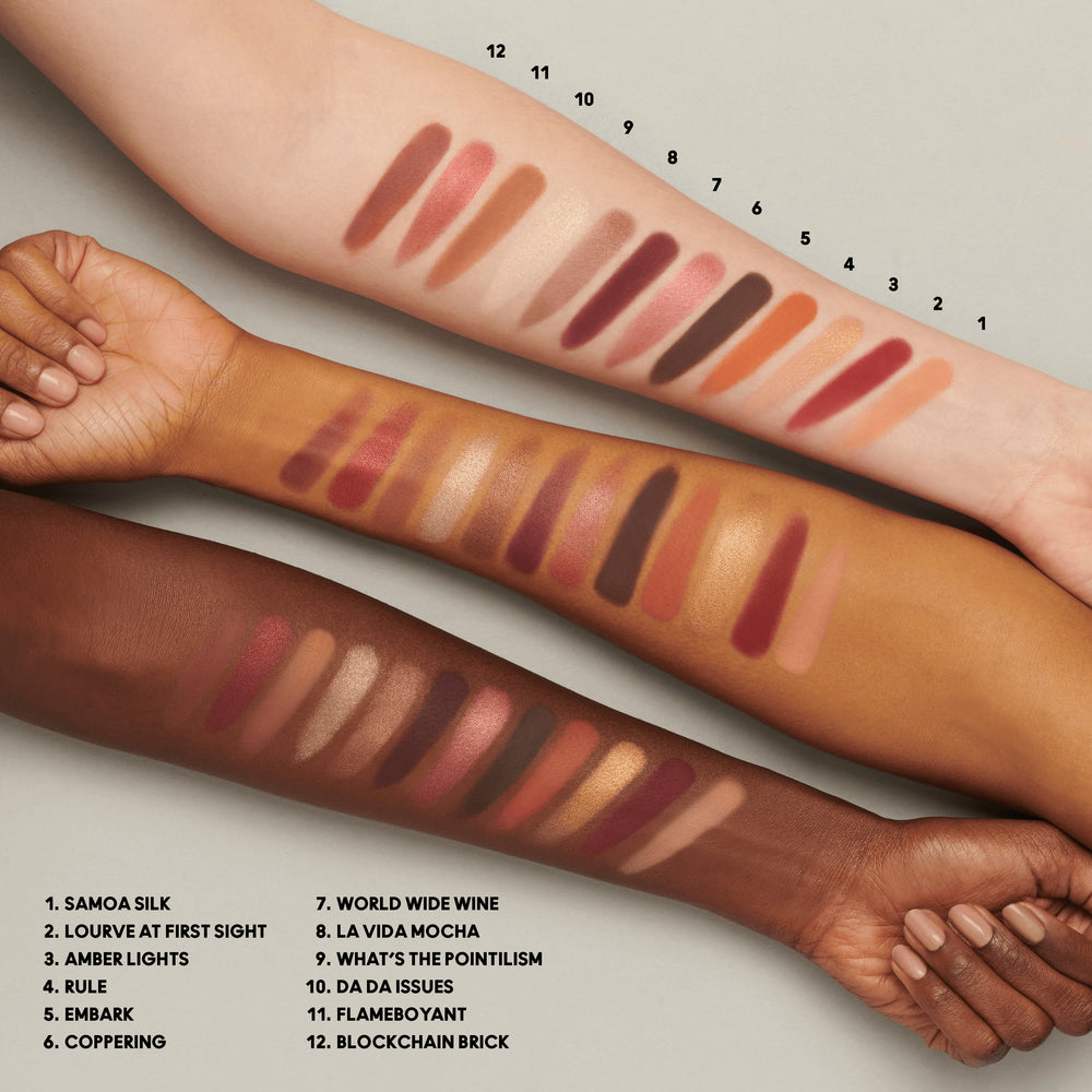 Connect In Colour Eye Shadow Palette: Future Flame, 12.2 g, Multi, Model