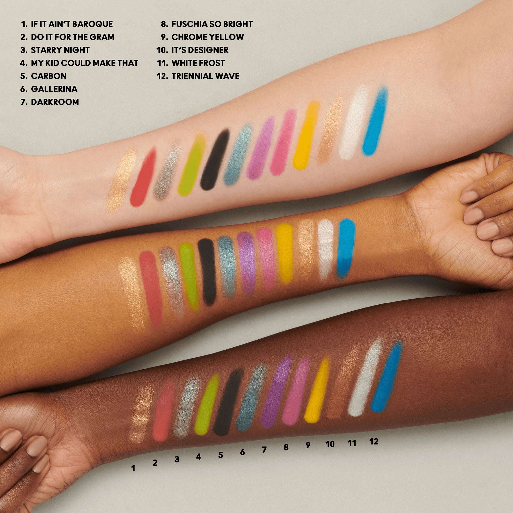 Connect In Colour Eye Shadow Palette: Hi-Fi Colour, 12.2 g, Multi, Model