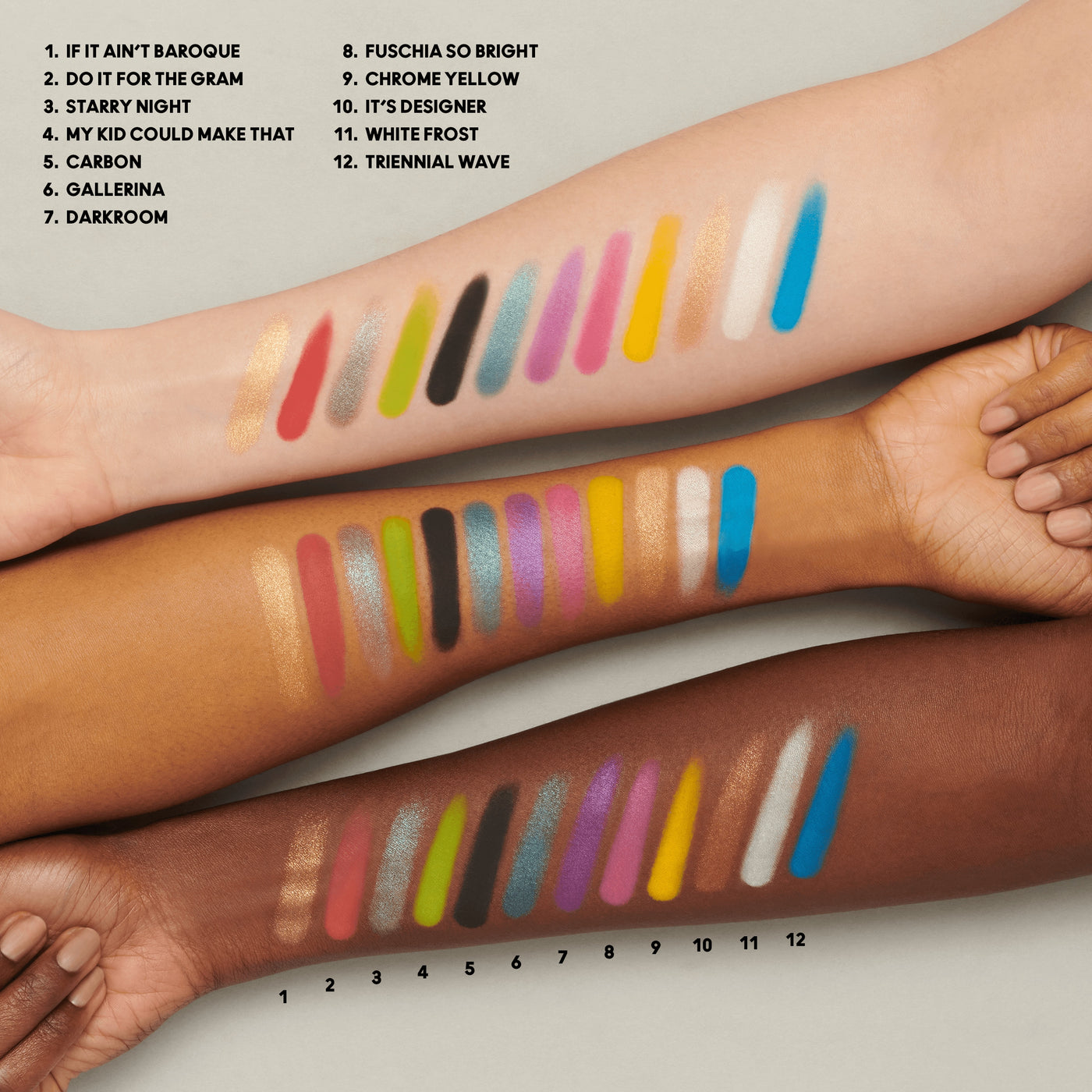 Connect In Colour Eye Shadow Palette: Hi-Fi Colour, 12.2 g, Multi, Model