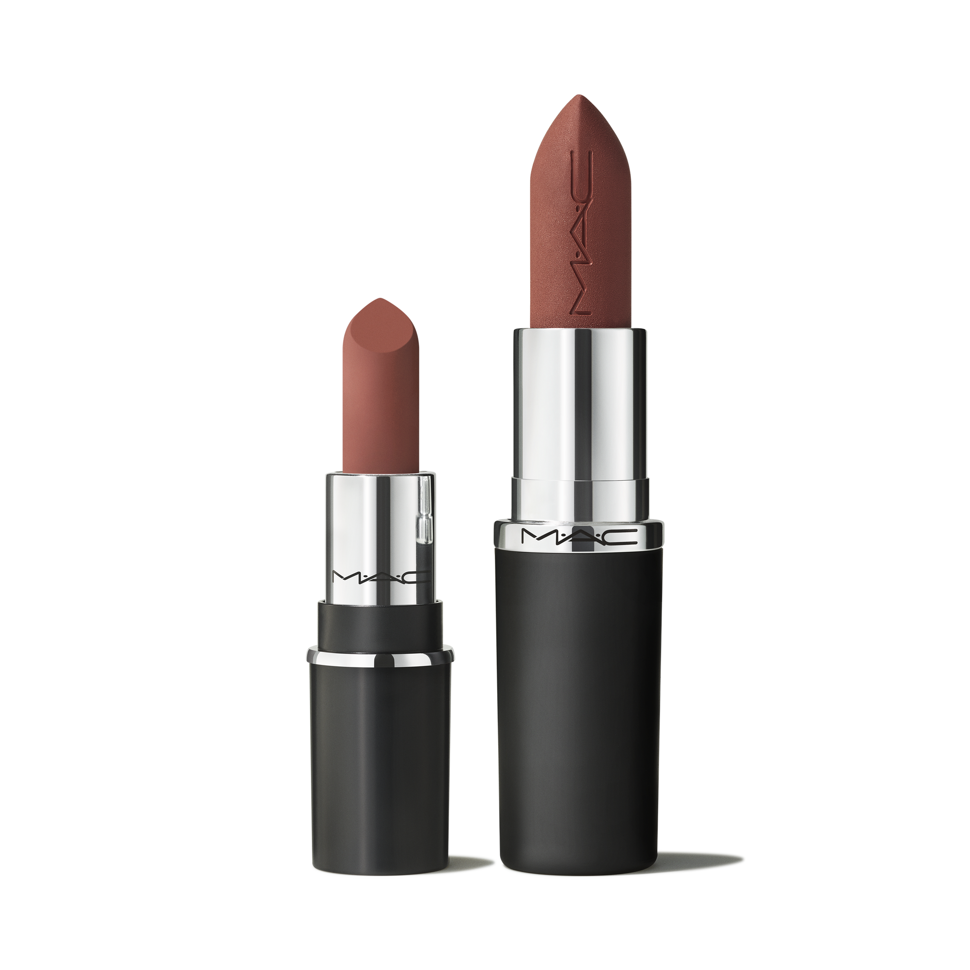M·A·Cximal Silky Matte Lipstick / Mini MAC, 1.7 g, Warm Teddy, Color Chip