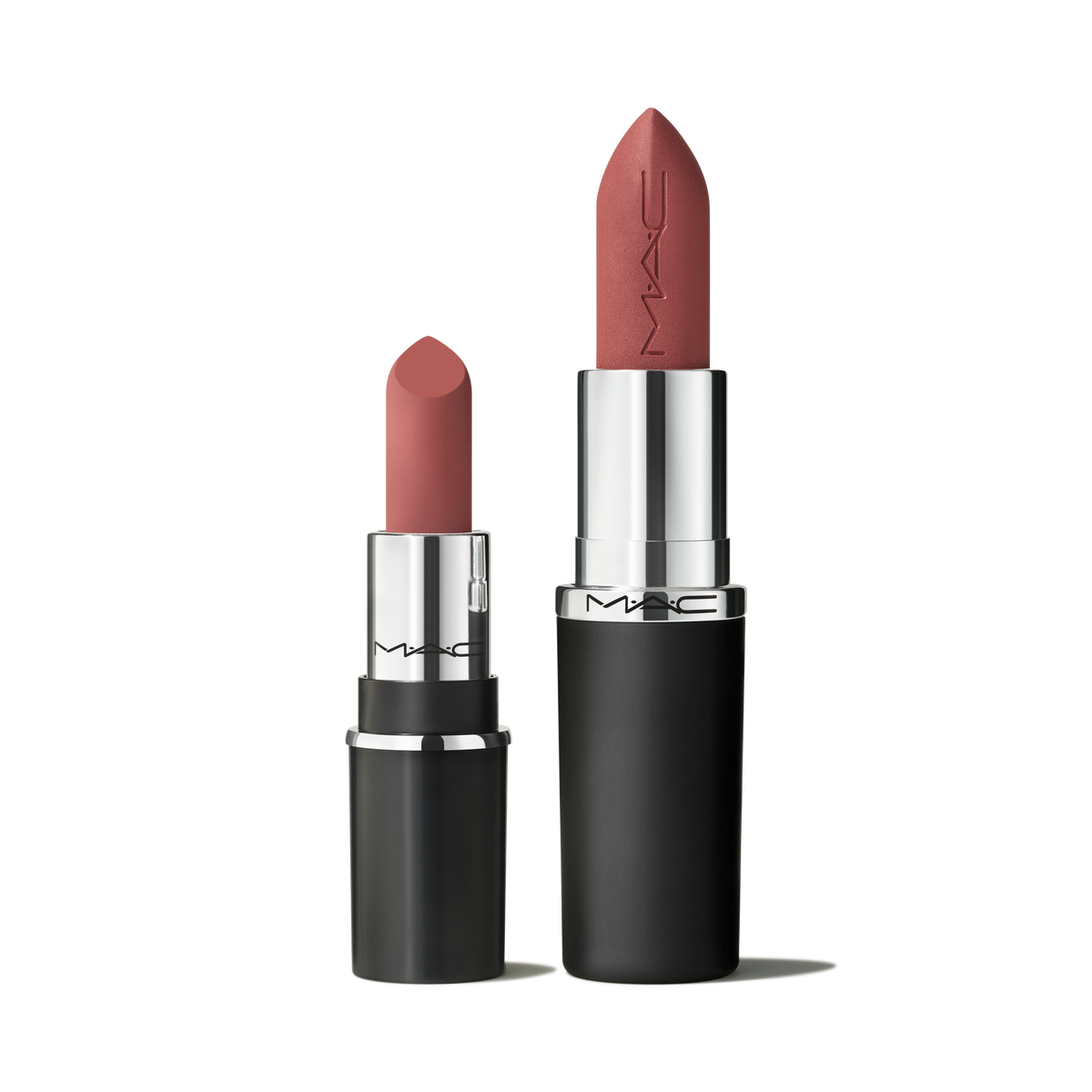 M·A·Cximal Silky Matte Lipstick / Mini MAC, 1.7 g, Velvet Teddy, Color Chip