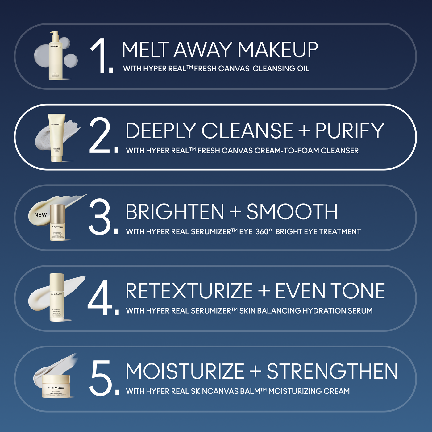 Hyper Real Fresh Canvas Cream-To-Foam Cleanser, 125.0 ml, Alt
