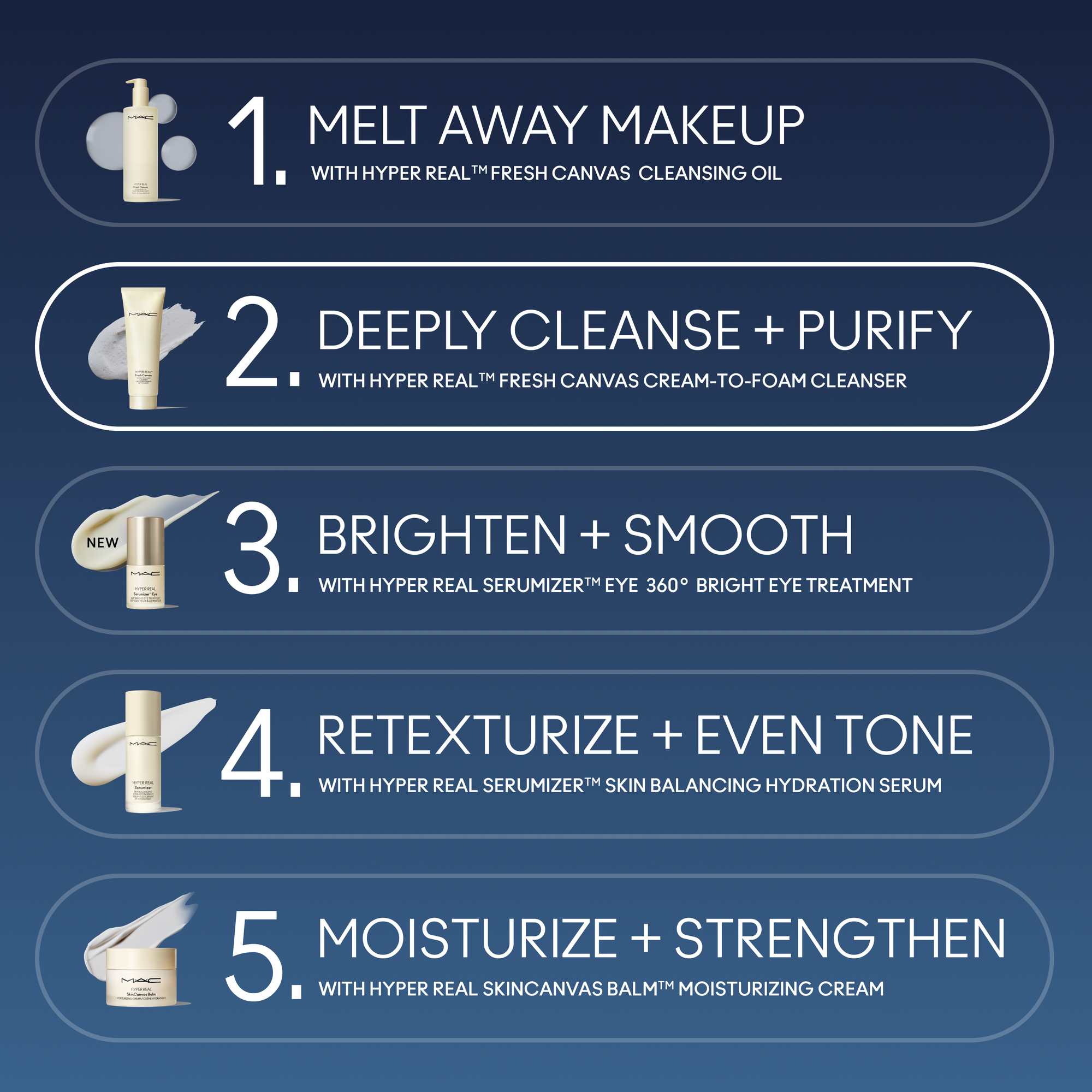 Hyper Real Fresh Canvas Cream-To-Foam Cleanser, 125.0 ml, Alt