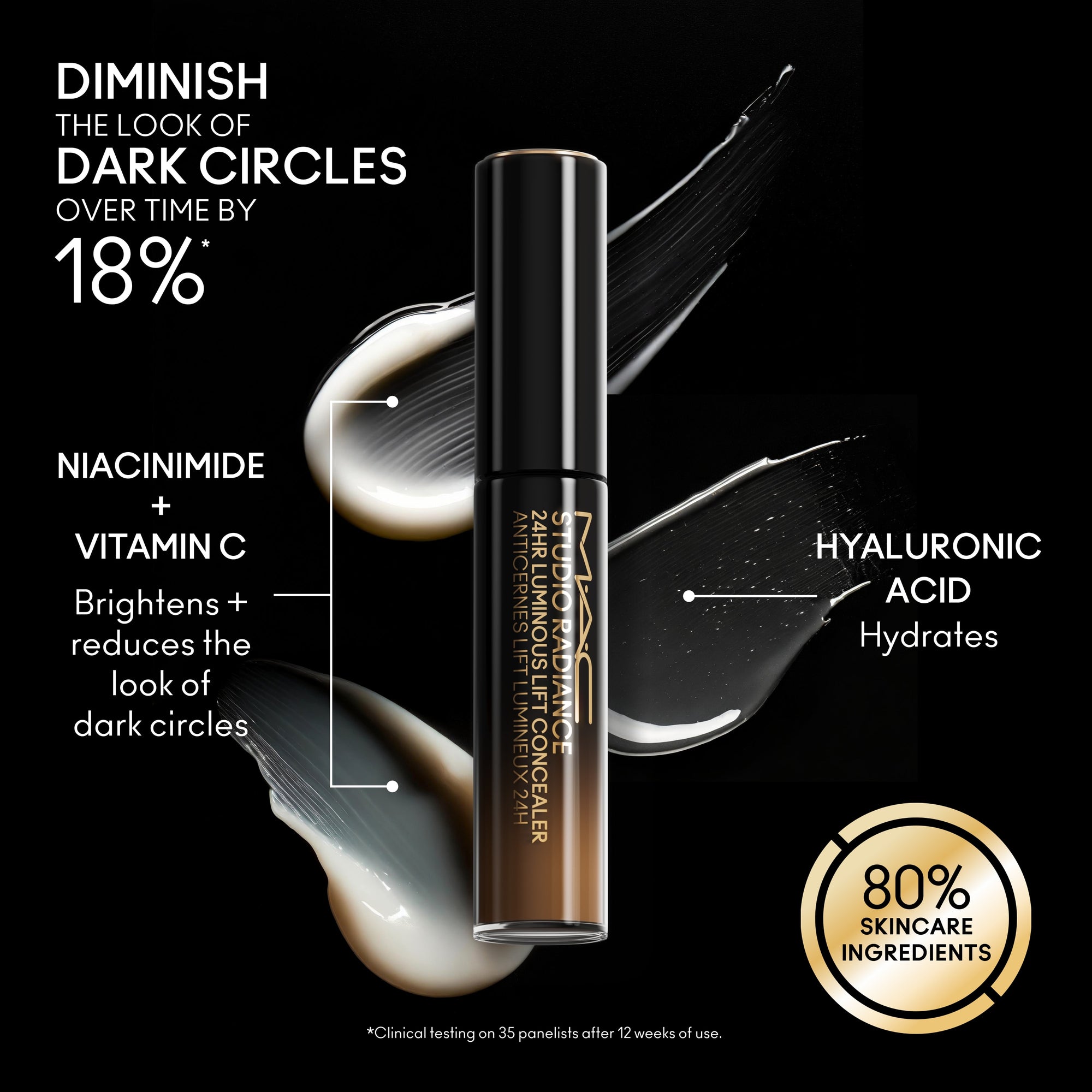 Studio Radiance 24Hr Luminous Lift Concealer, 11.0 ml, NW25, Alt