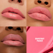 M·A·Cximal Sleek Satin Lipstick, 3.5 g, Grapefruit Pucker, Model, multiple