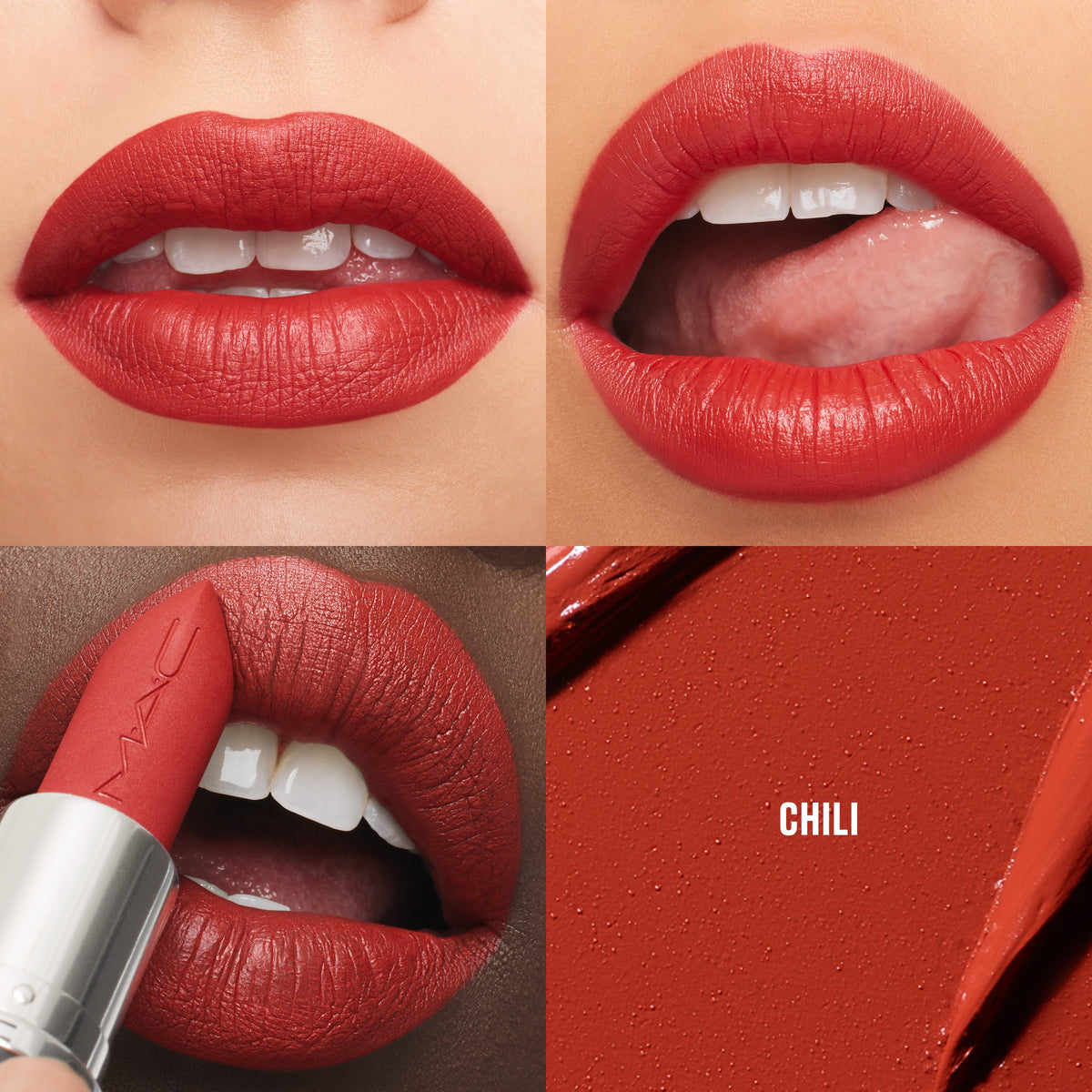 M·A·Cximal Silky Matte Lipstick, 3.5 g, Chili, Model, multiple