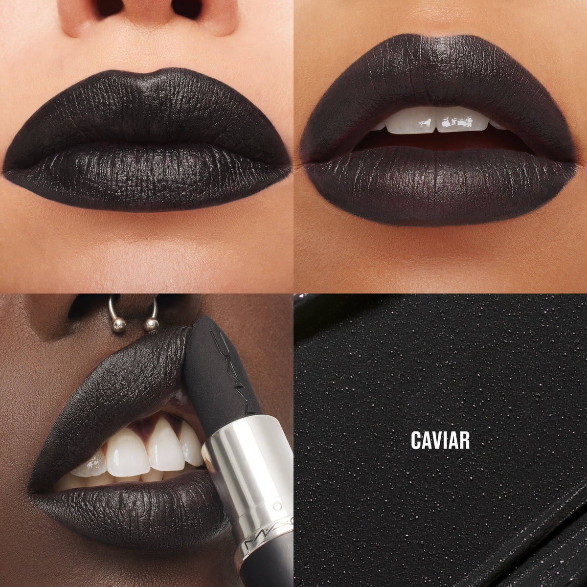 M·A·Cximal Silky Matte Lipstick, 3.5 g, Caviar, Model, multiple