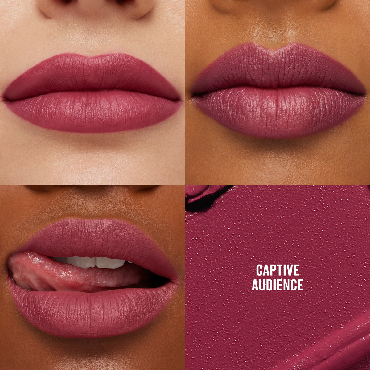 M·A·Cximal Silky Matte Lipstick, 3.5 g, Captive Audience, Model, multiple