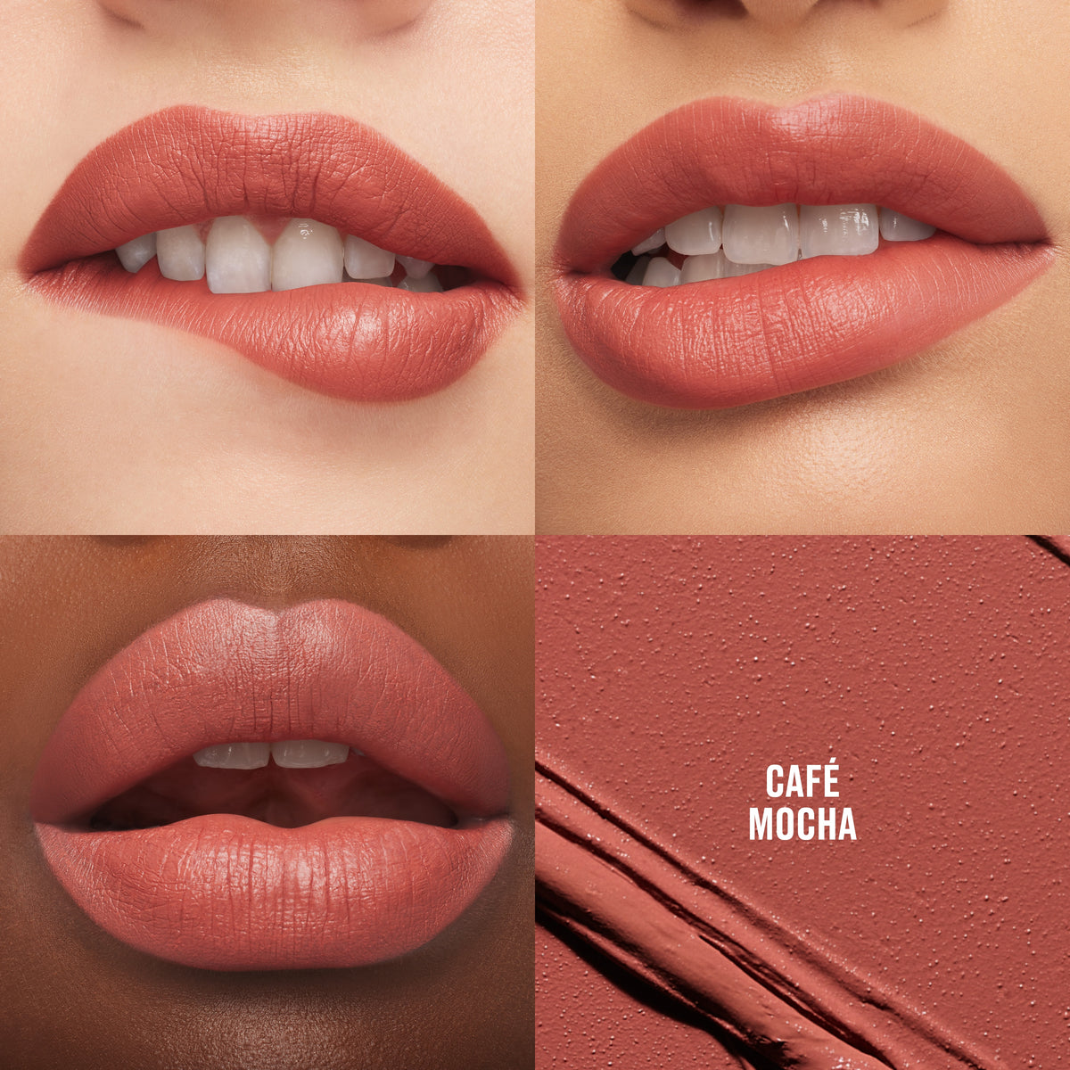 M·A·Cximal Silky Matte Lipstick, 3.5 g, Café Mocha, Model, multiple