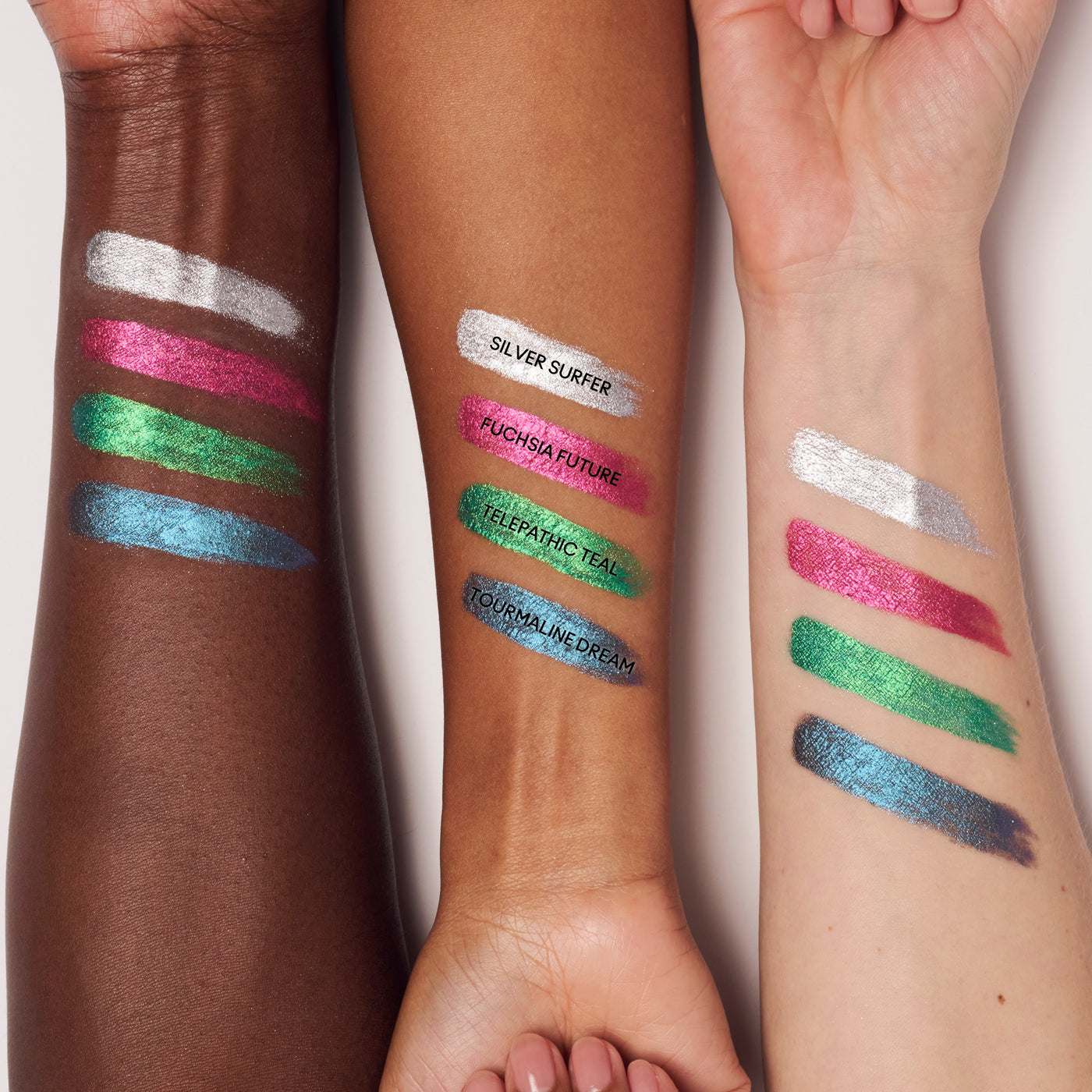 Dazzleshadow Liquid Eye Shadow, 4.0 ml, Fuschia Future, Model, multiple