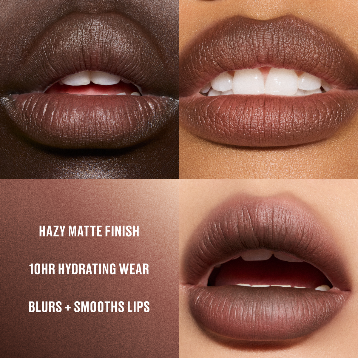 Powder Kiss Hazy Matte Lipstick, 3.5 g, Chestnut, Alt