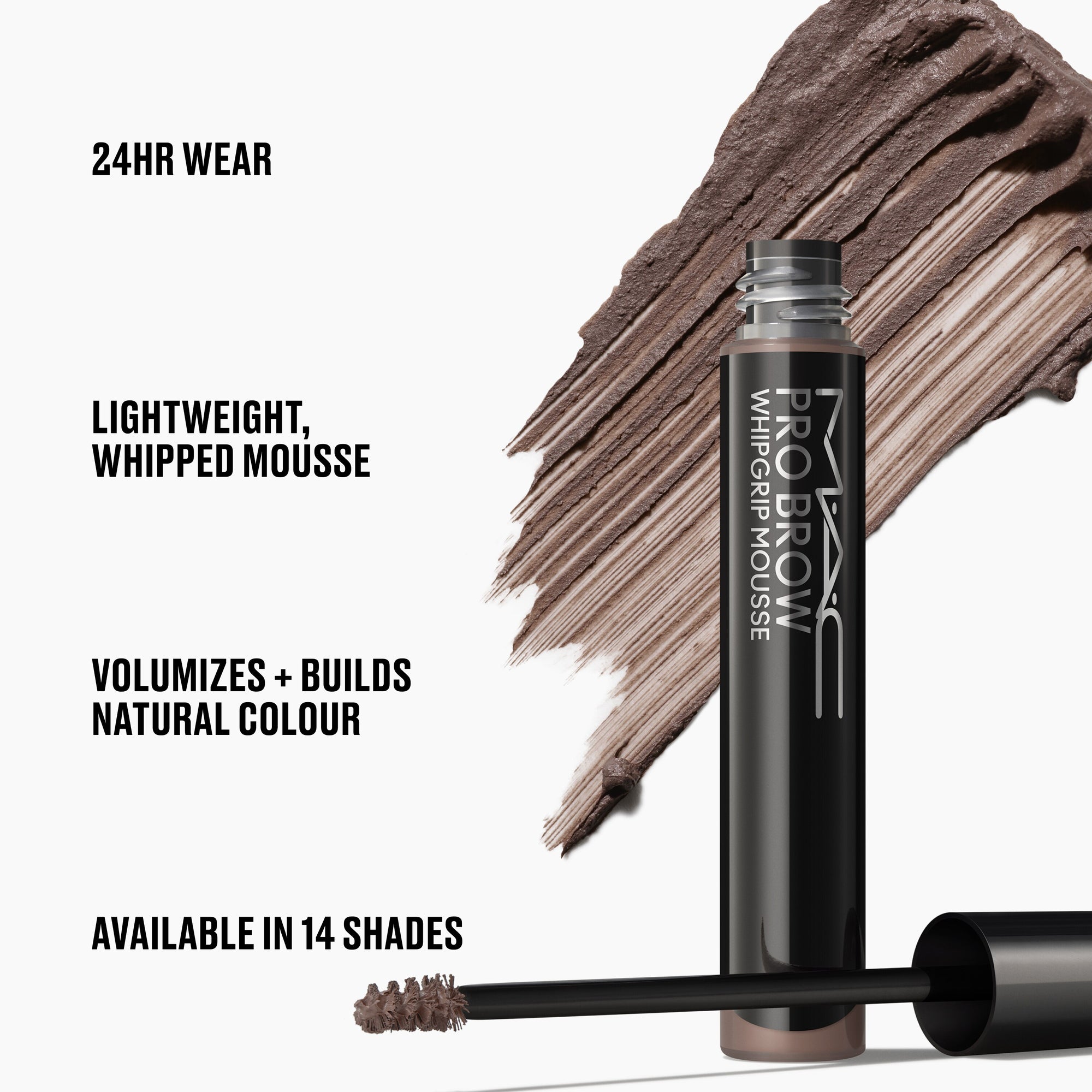 MAC Pro Brow WhipGrip Mousse, 4.0 g, Fling, Alt