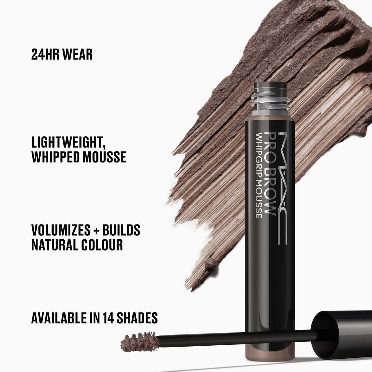 MAC Pro Brow WhipGrip Mousse, 4.0 g, Penny, Alt
