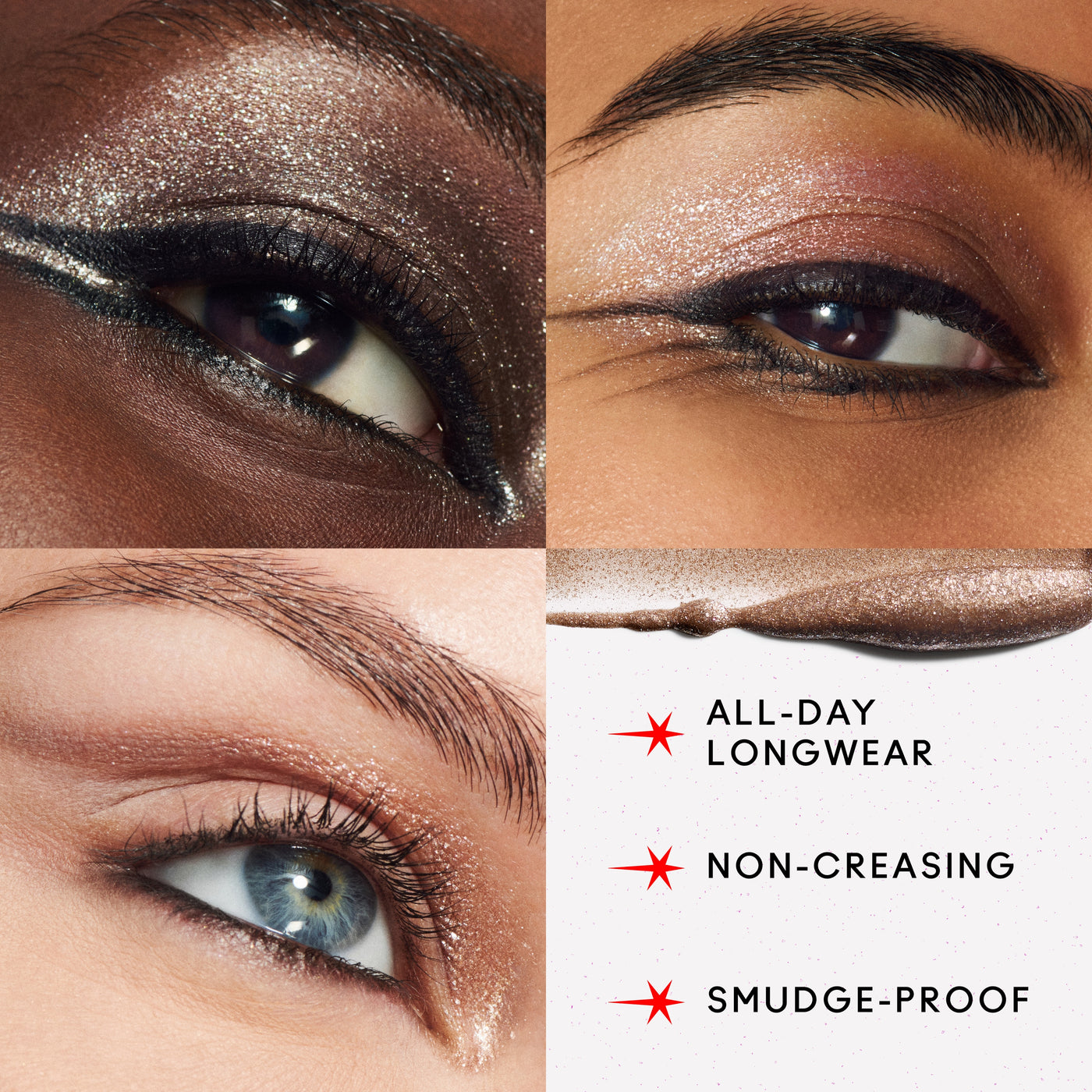 Dazzleshadow Liquid Eye Shadow, 4.4 ml, Champagne Trail, Alt