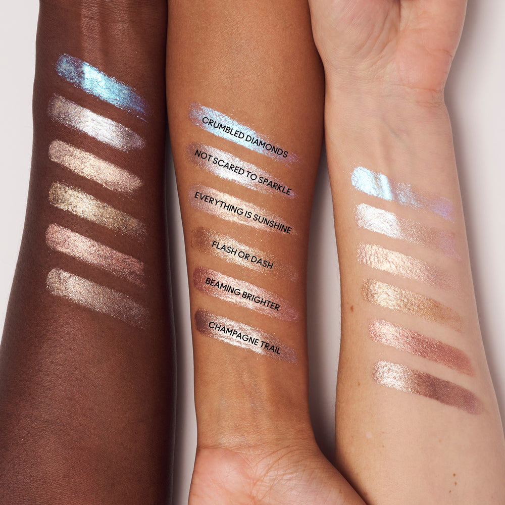 Dazzleshadow Liquid Eye Shadow, 4.4 ml, Crumbled Diamonds, Model, multiple