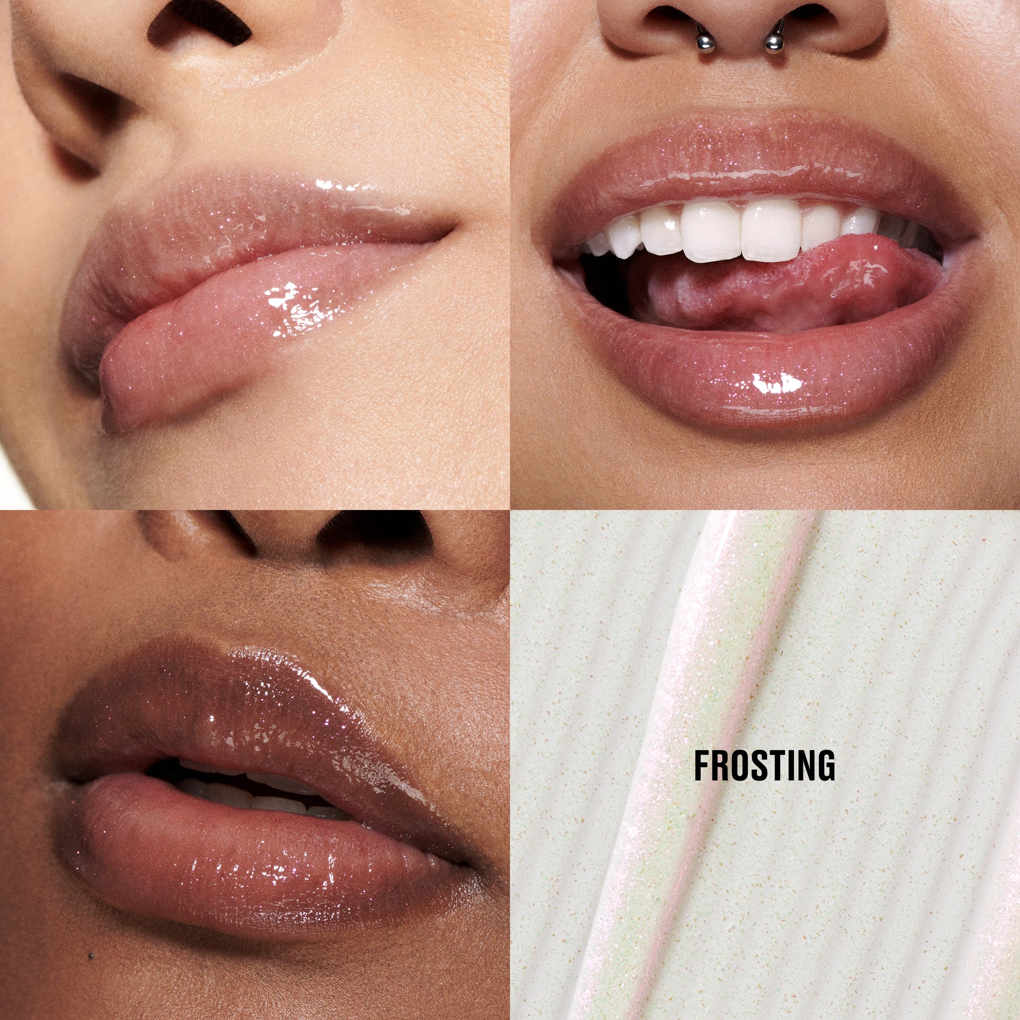 Lipglass Air Non-Sticky Gloss / Mini M·A·C, 2.6 ml, Frosting, Model, multiple