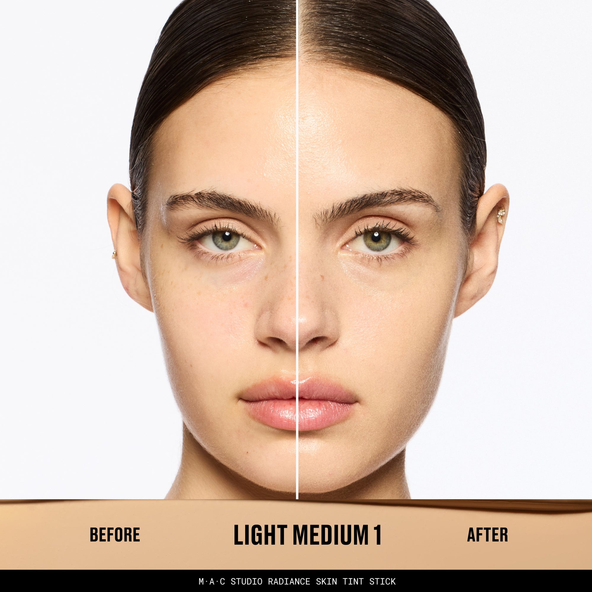 Studio Radiance Skin Tint Stick, 8.0 g, Light Medium 1, Model, light