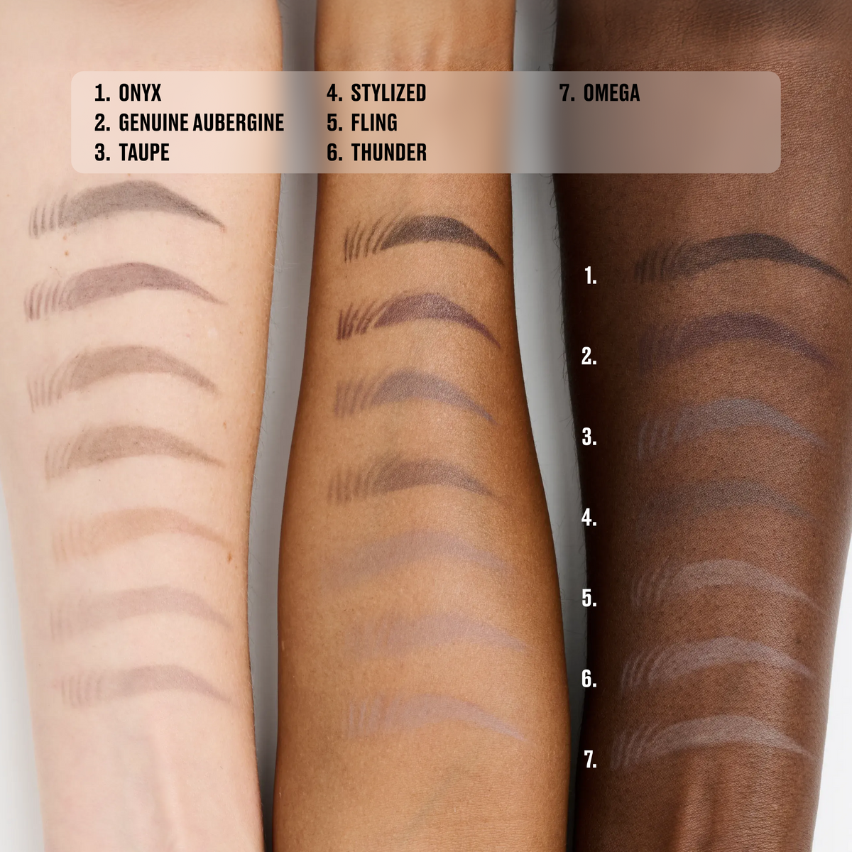 MAC Pro Brow Styler Fill & Shade Brow Pencil, 0.08 g, Genuine Aubergine, Model