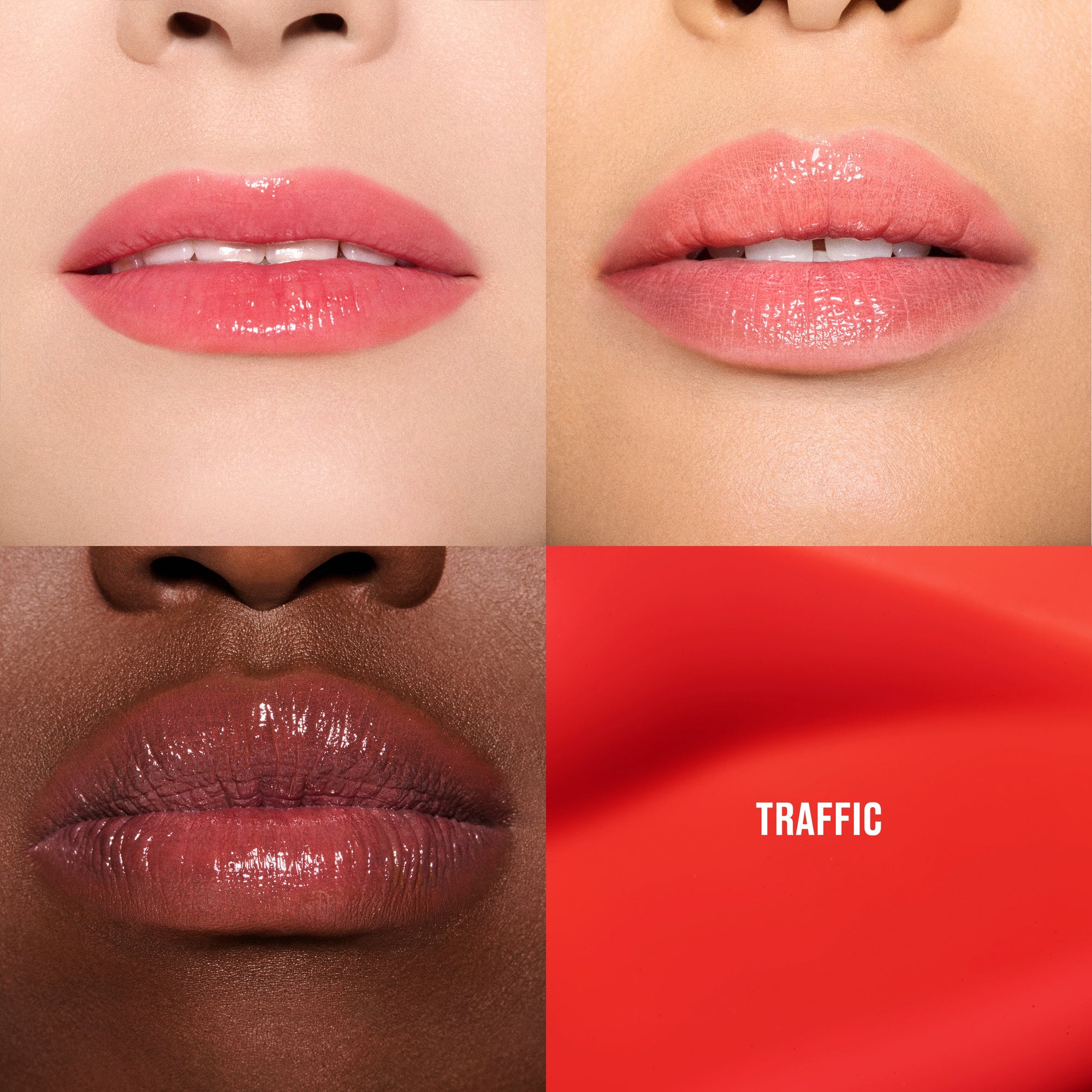 Lustreglass Stainglass Lip Tint, 3.0 ml, Traffic, Model, multiple