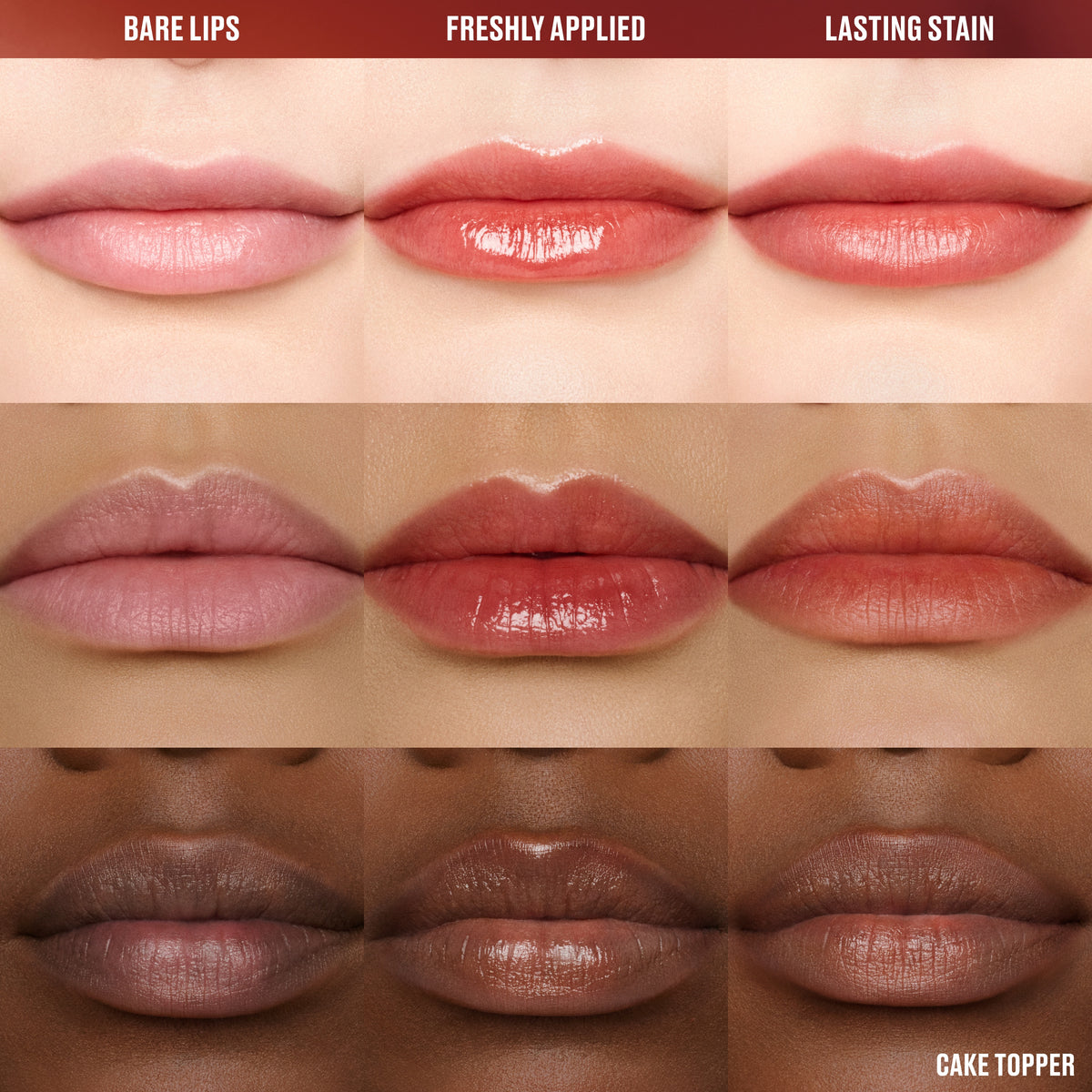 Lustreglass Stainglass Lip Tint, 3.0 ml, Cake Topper