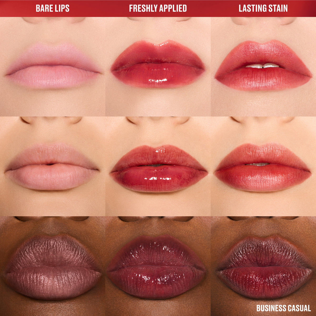 Lustreglass Stainglass Lip Tint, 3.0 ml, Business Casual