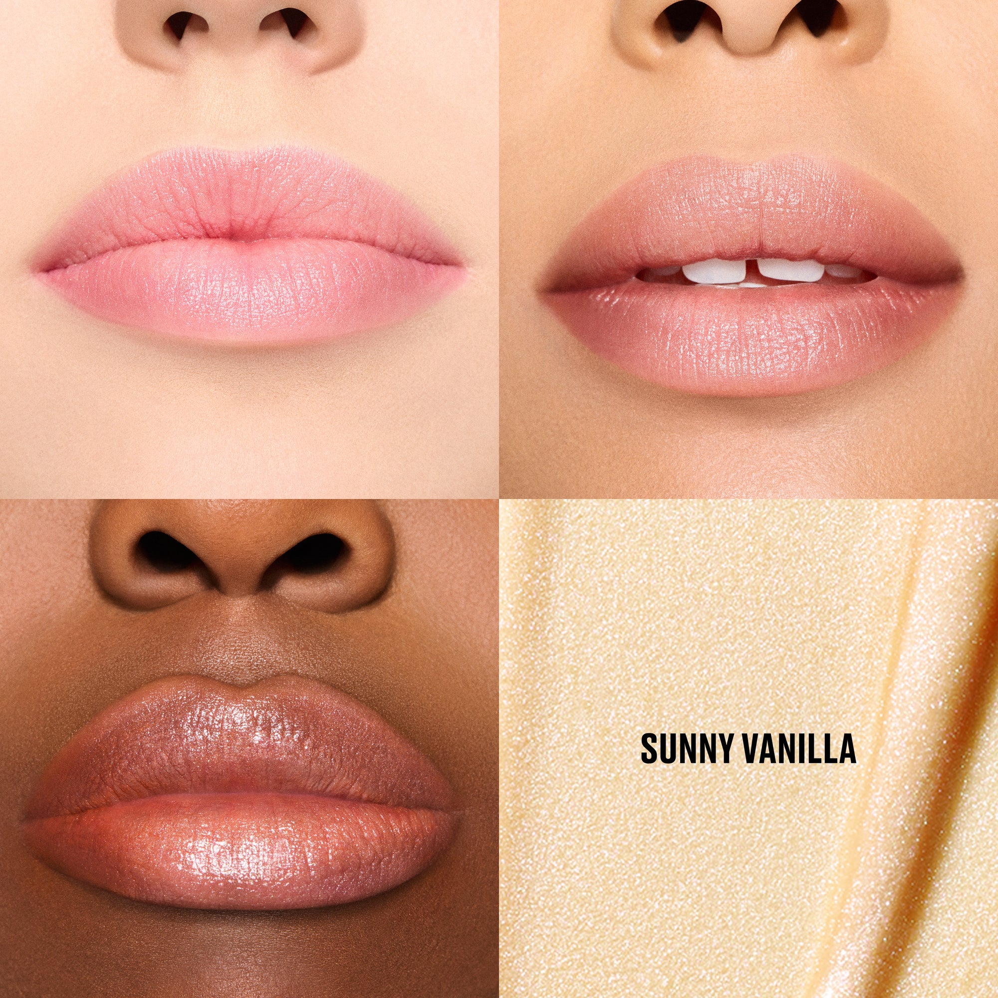 Lustreglass Sheer-Shine Lipstick, 3.5 g, Sunny Vanilla, Model, multiple