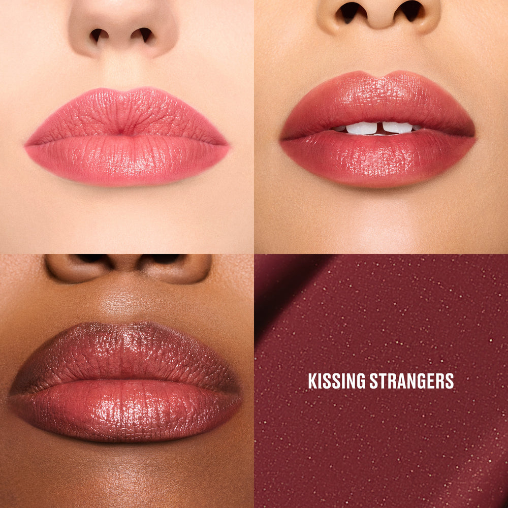 Lustreglass Sheer-Shine Lipstick, 3.5 g, Kissing Strangers, Model, multiple