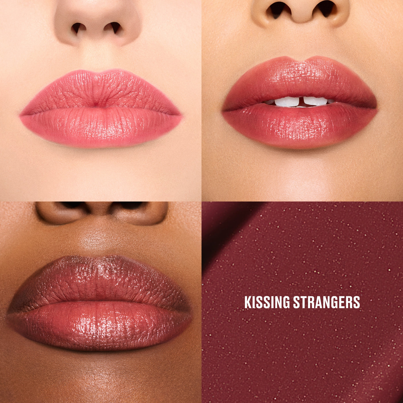Lustreglass Sheer-Shine Lipstick, 3.5 g, Kissing Strangers, Model, multiple