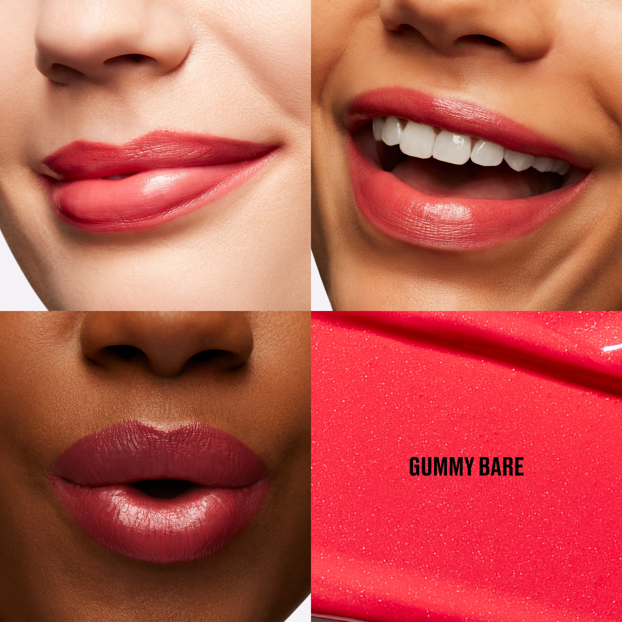 Lustreglass Sheer-Shine Lipstick, 3.5 g, Gummy Bare, Model, multiple
