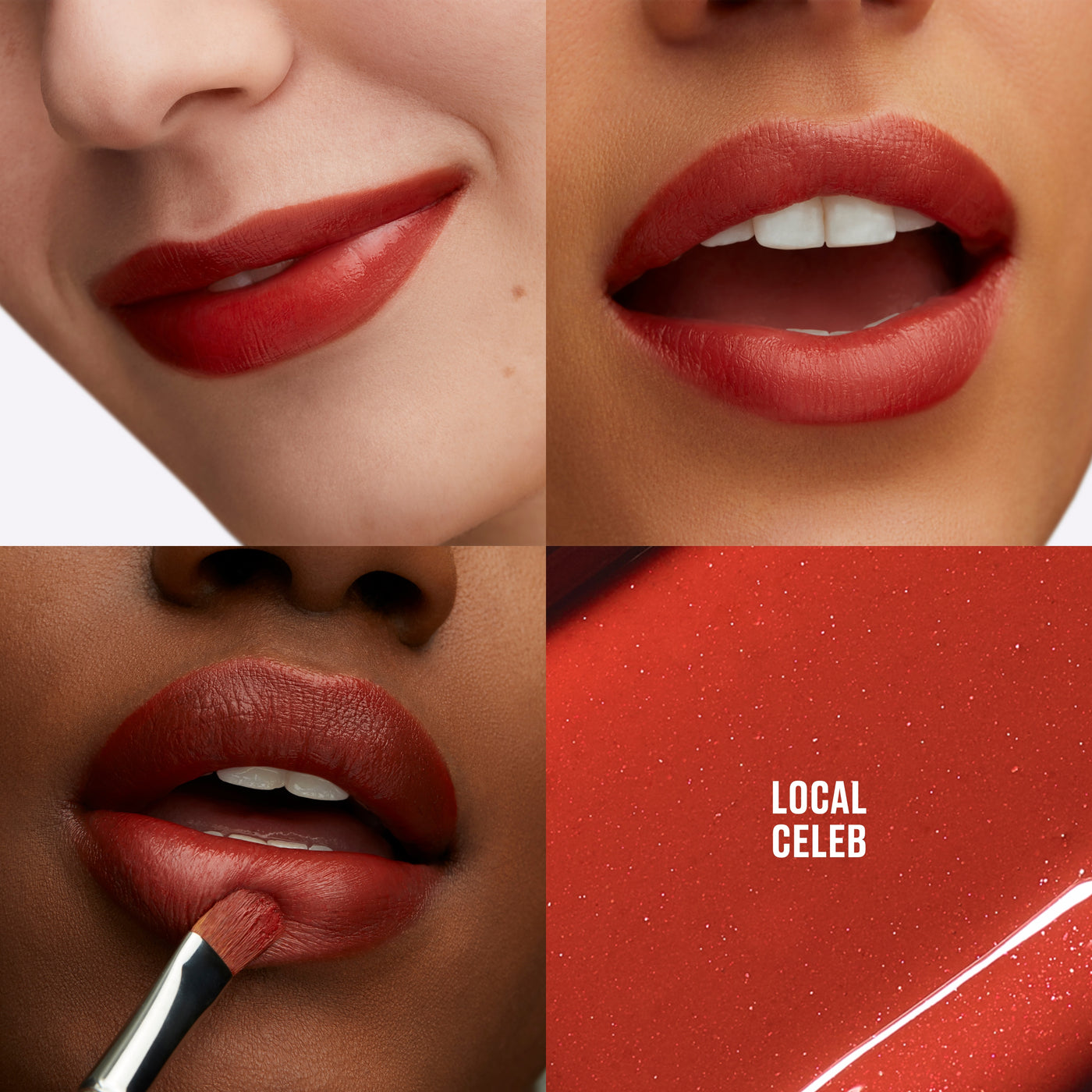 Lustreglass Sheer-Shine Lipstick, 3.5 g, Local Celeb, Model, multiple