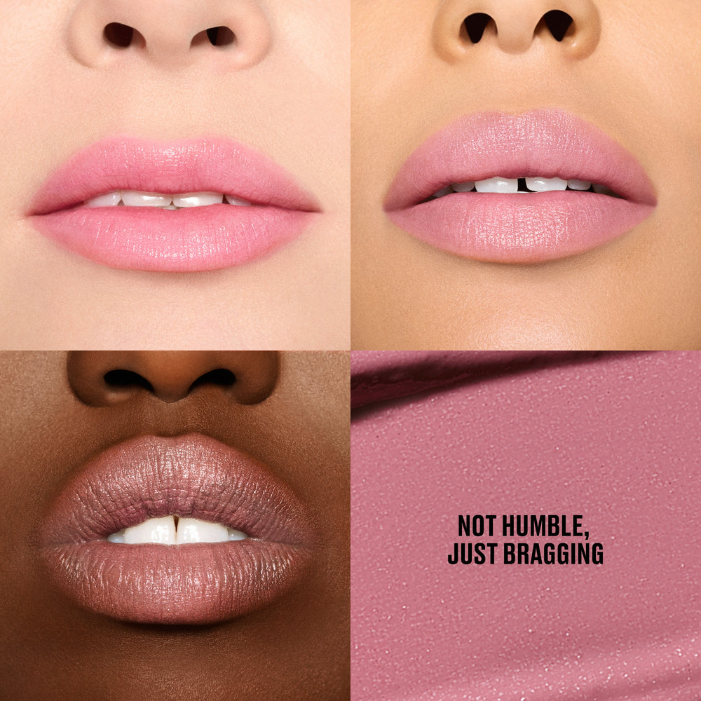 Lustreglass Sheer-Shine Lipstick, 3.5 g, Not Humble, Just Bragging, Model, multiple