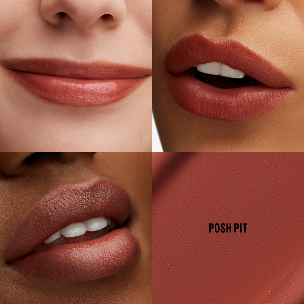 Lustreglass Sheer-Shine Lipstick, 3.5 g, Posh Pit, Model, multiple
