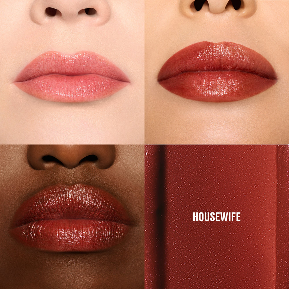 Lustreglass Sheer-Shine Lipstick, 3.5 g, Housewife, Model, multiple