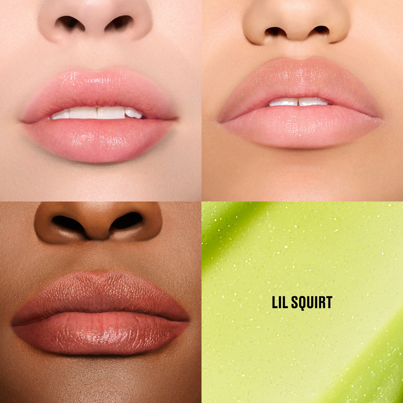 Lustreglass Sheer-Shine Lipstick, 3.5 g, Lil Squirt, Model, multiple