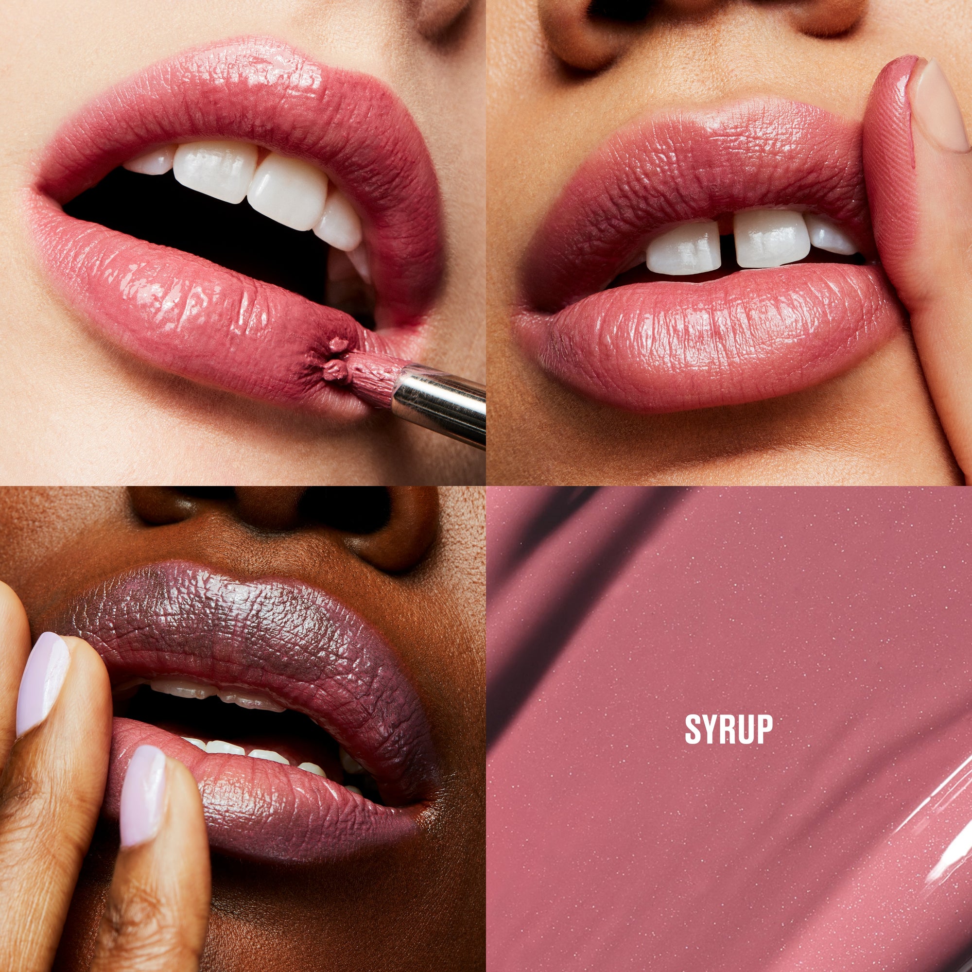 Lustreglass Sheer-Shine Lipstick, 3.5 g, Syrup, Model, multiple