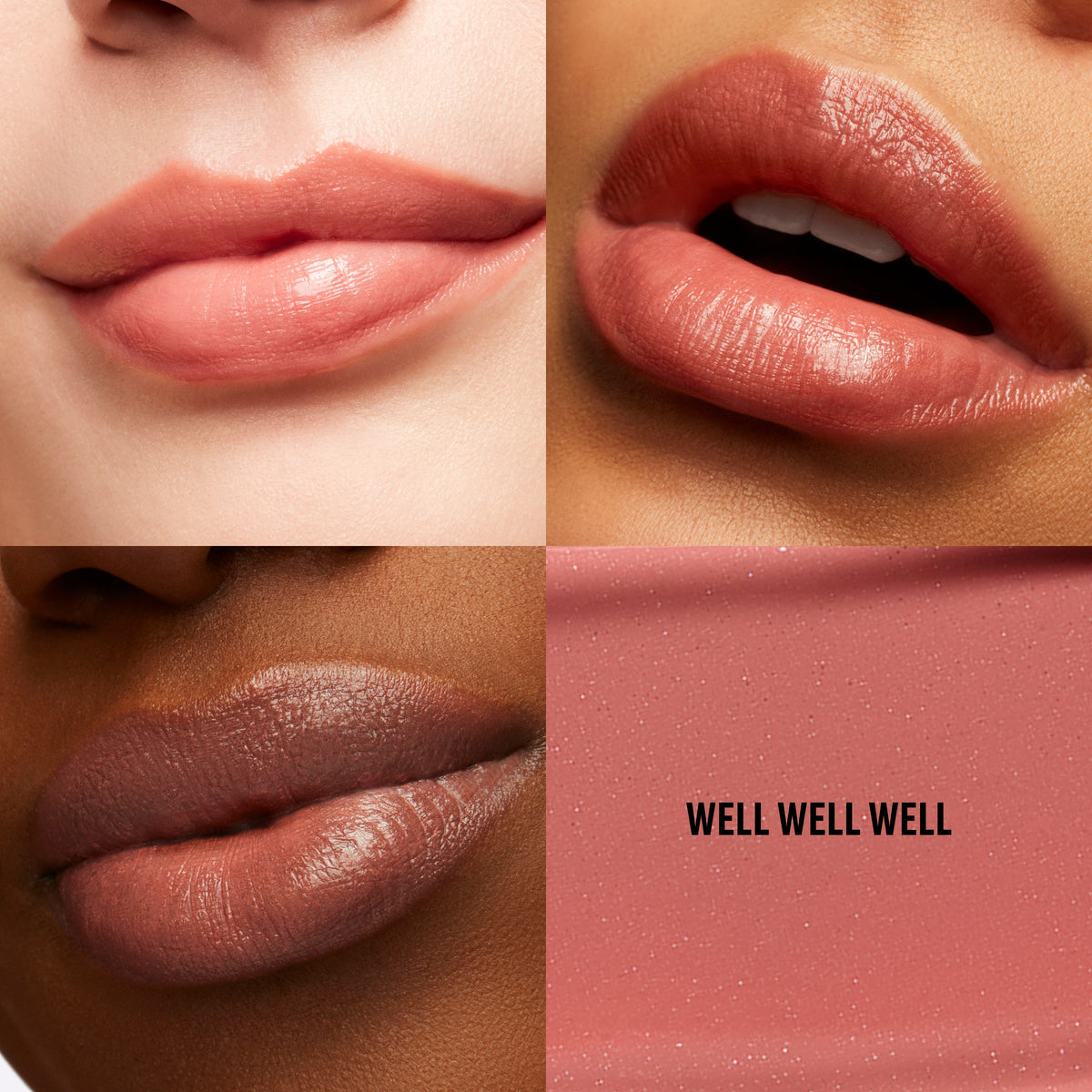Lustreglass Sheer-Shine Lipstick, 3.5 g, Well, Well, Well…, Model, multiple