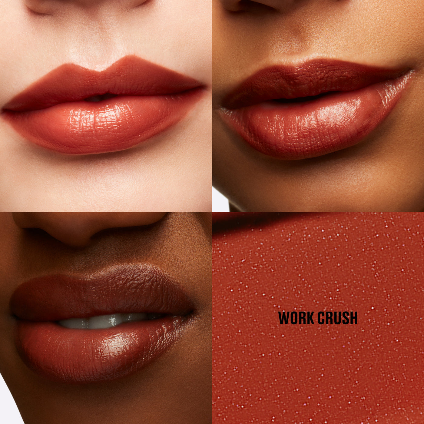 Lustreglass Sheer-Shine Lipstick, 3.5 g, Work Crush, Model, multiple