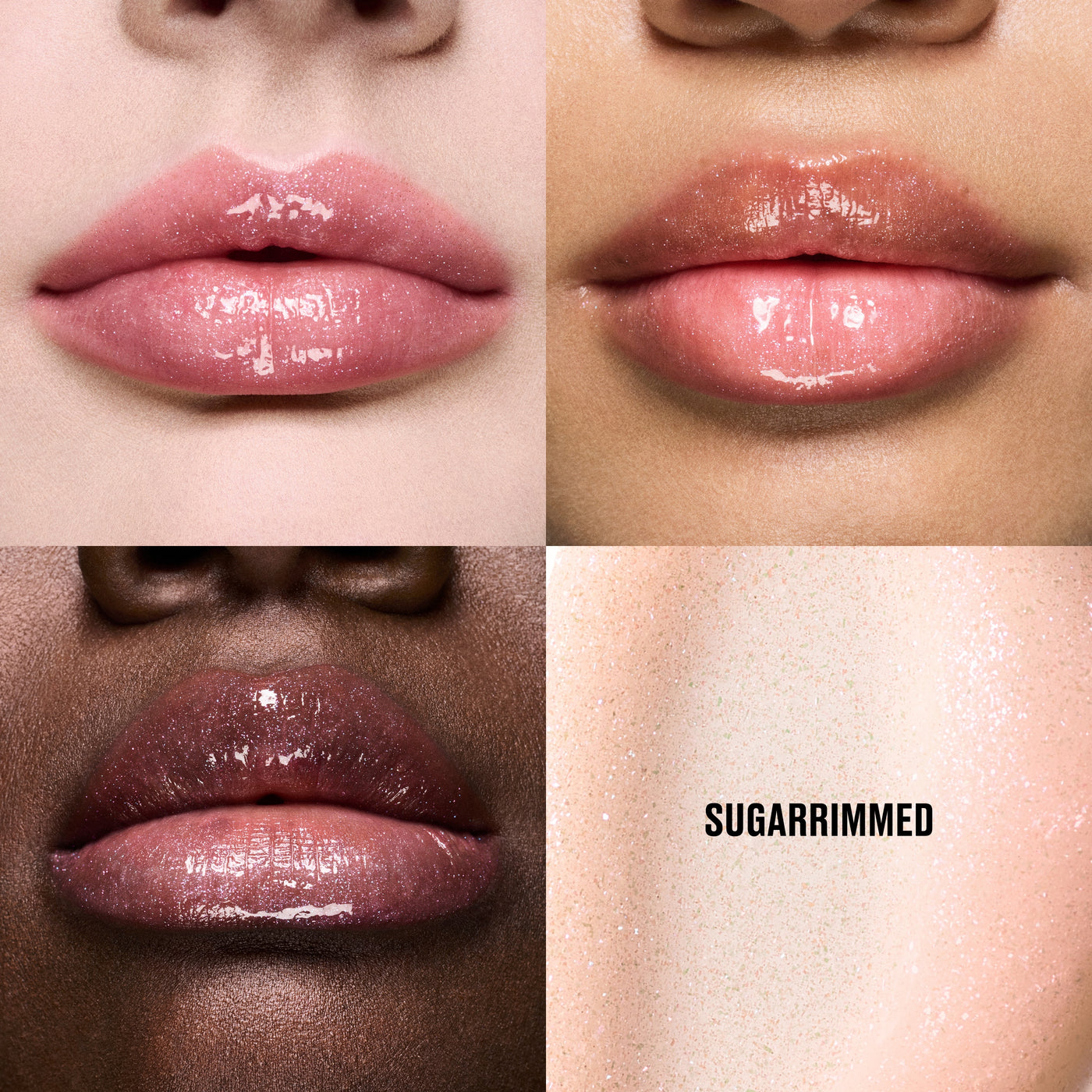 Lipglass Cushion High-Pigment Lip Oil, 5.0 ml, Sugarrimmed, Model, multiple