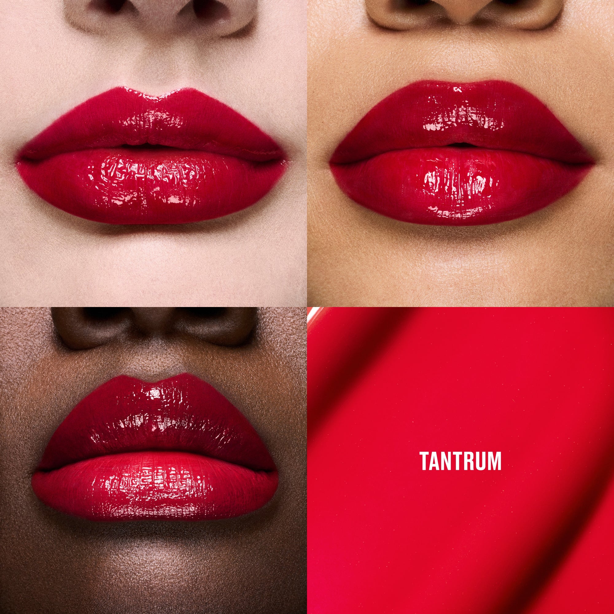 Lipglass Cushion High-Pigment Lip Oil, 5.0 ml, Tantrum, Model, multiple