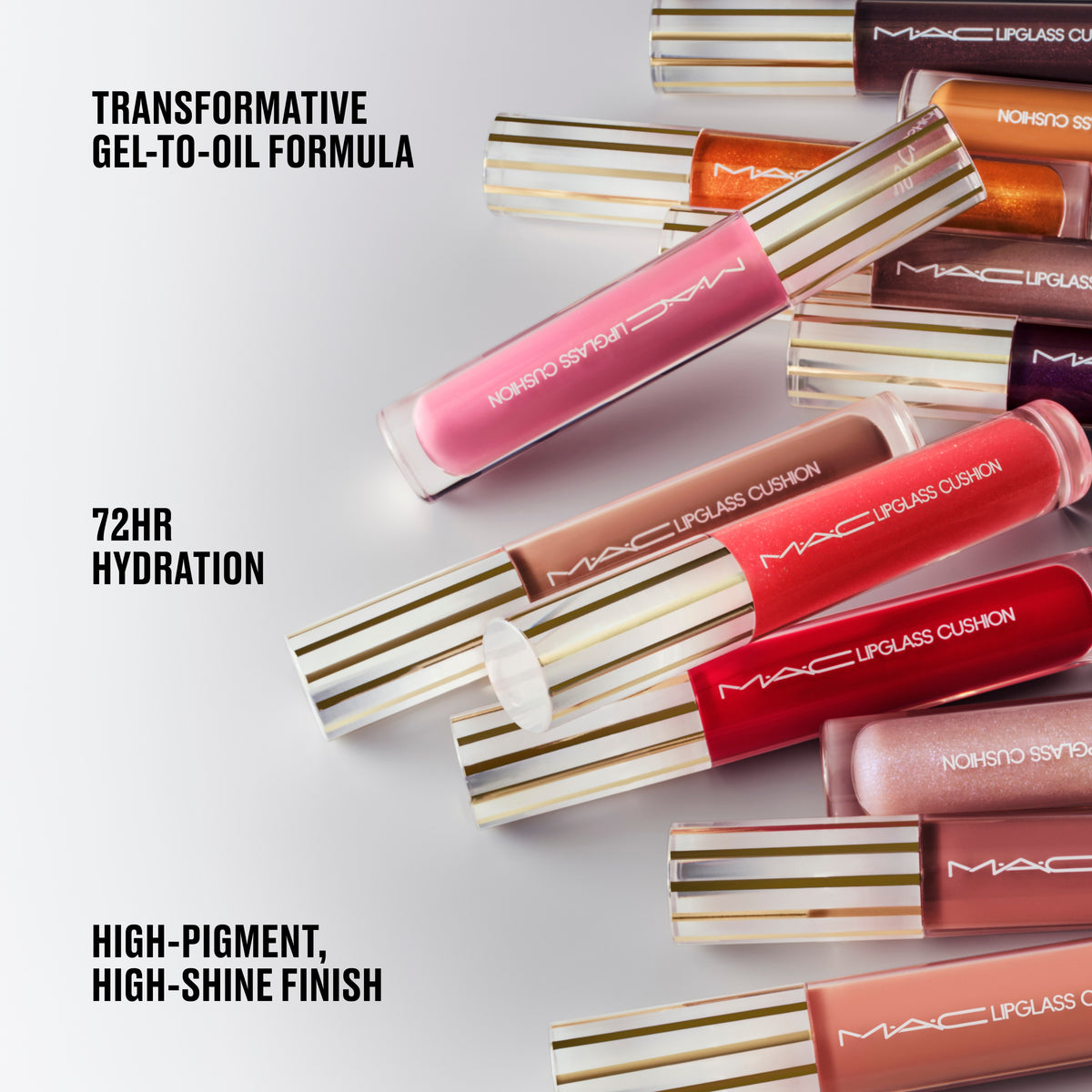 Lipglass Cushion High-Pigment Lip Oil, 5.0 ml, Dressed To Dazzle, Alt