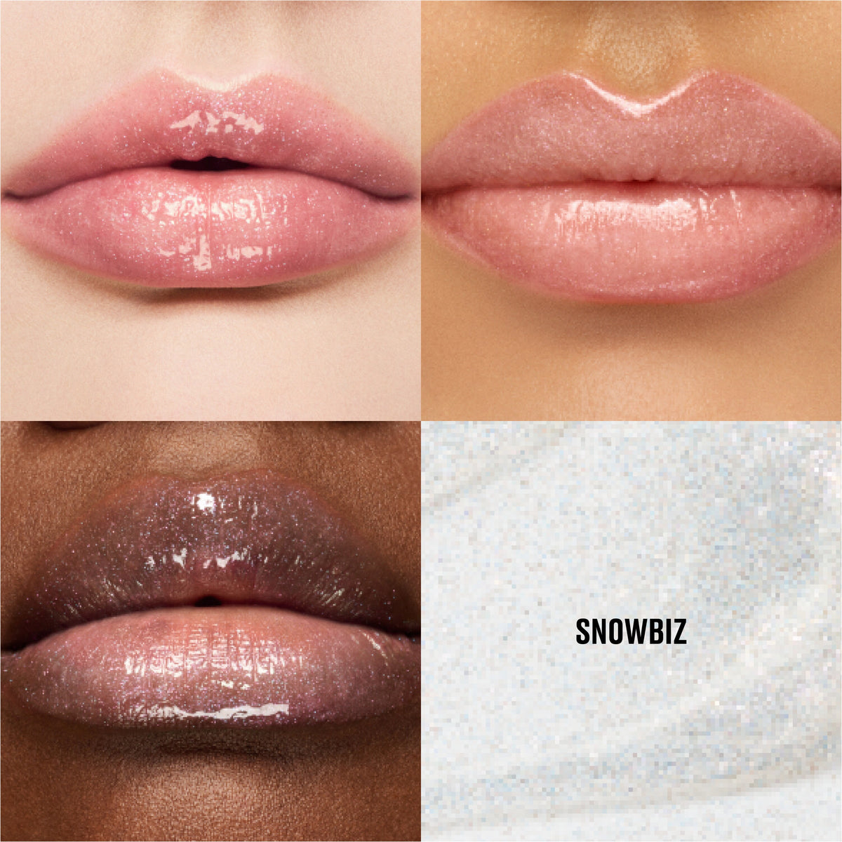 Lipglass Air Non-Sticky Gloss / Holiday, 5.0 ml, Snowbiz, Model, multiple