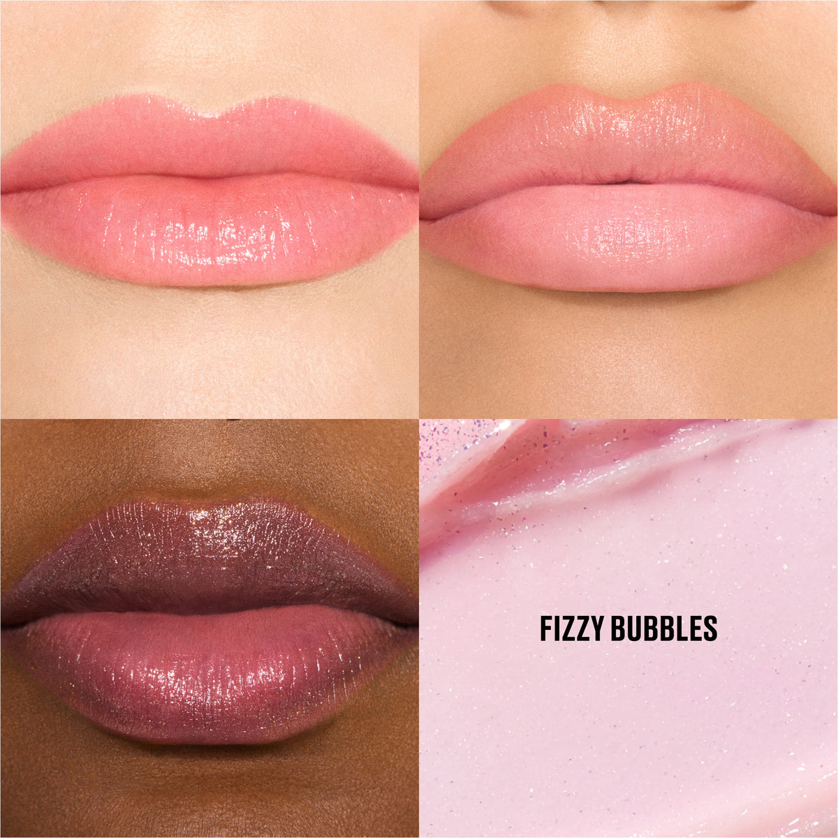 Fizzy Feels Lip Balm / Holiday, 3.0 g, Fizzy Bubbles, Model, multiple