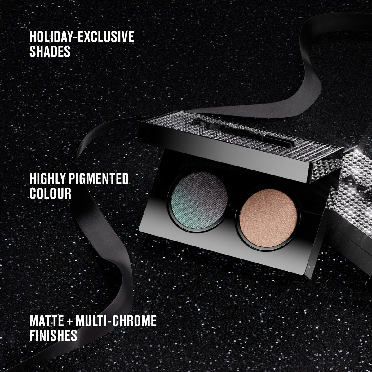 Smoke + Ice Eye Shadow Duo, 2.0 g, Smoke + Sequins, Alt
